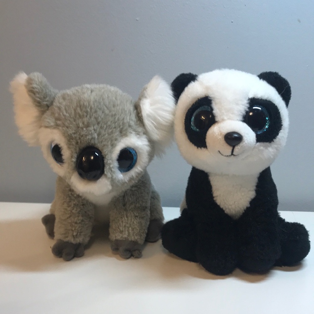 Koala and Panda Plushie